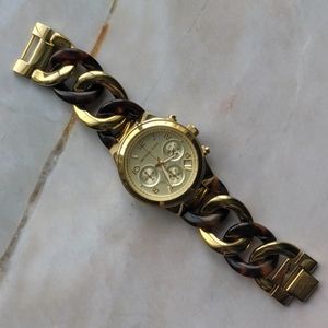 Micheal Kors Runway Midsize Chain Link Watch